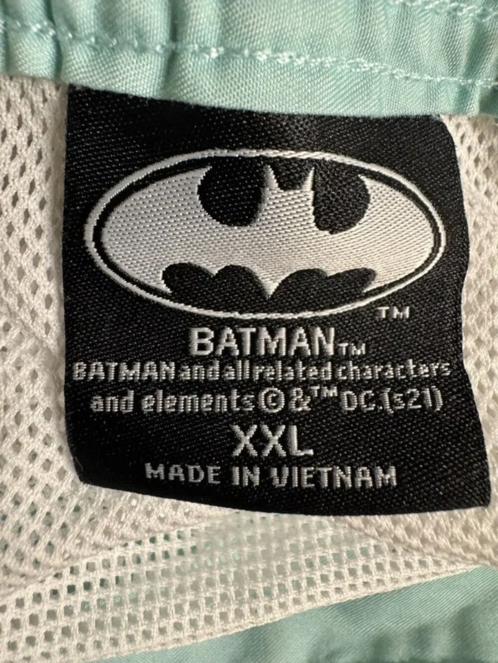 Batman Surf Swim Trunks XXL Tropical Hawaiian Board Shorts DC Comics